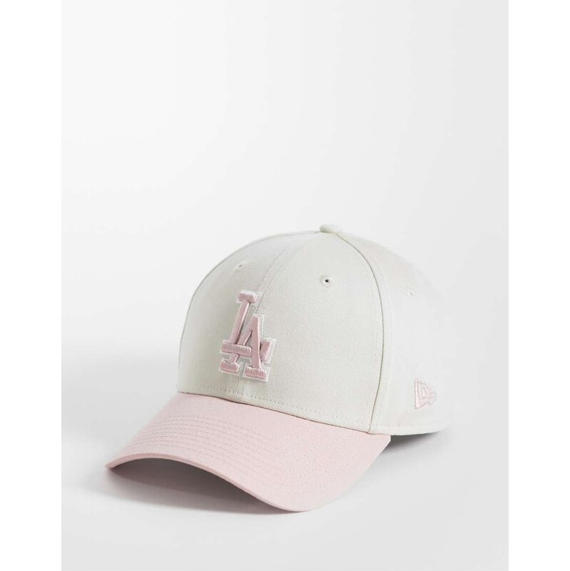 New Era LA Dodgers 9forty contrast peak cap in multi