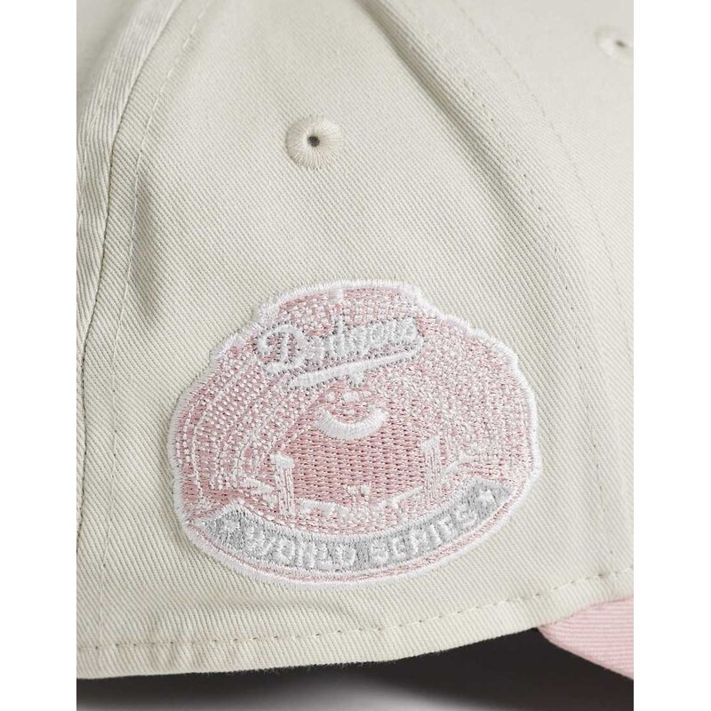 New Era LA Dodgers 9forty contrast peak cap in multi