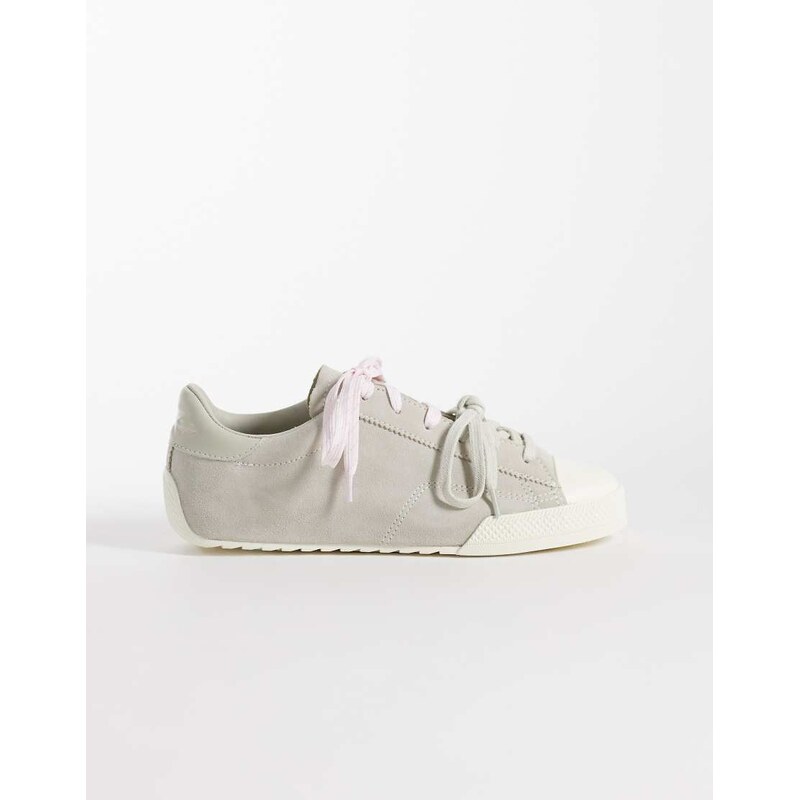 Converse Chuck Taylor Lo trainers with double lace in green-Pink