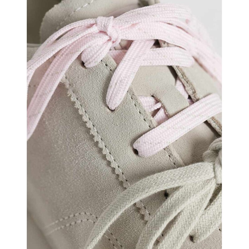 Converse Chuck Taylor Lo trainers with double lace in green-Pink