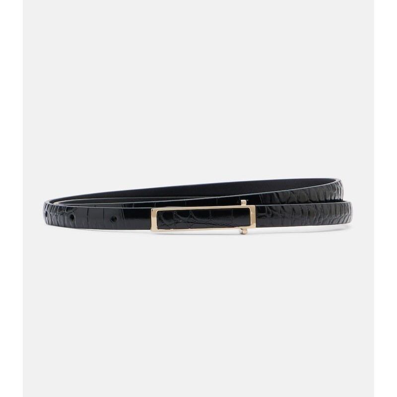 Tom Ford Croc-effect patent leather belt