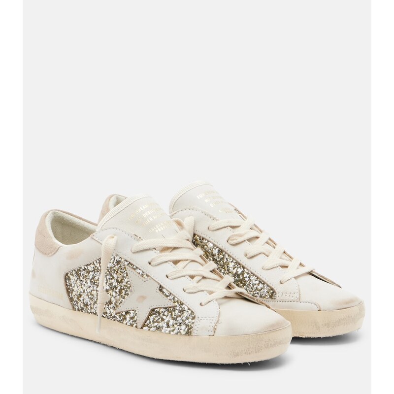 Golden Goose Super Star glitter leather sneakers