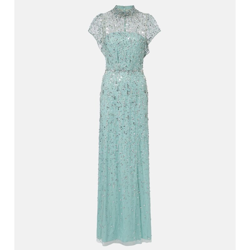 Jenny Packham Crystal Drop embellished gown