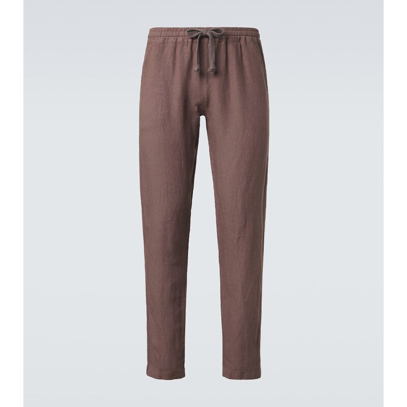 Fedeli Linen straight pants