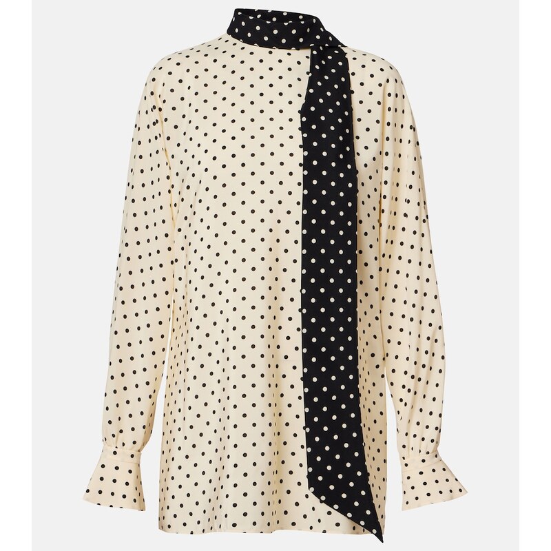 Valentino Plusdepois silk crÃªpe de chine blouse