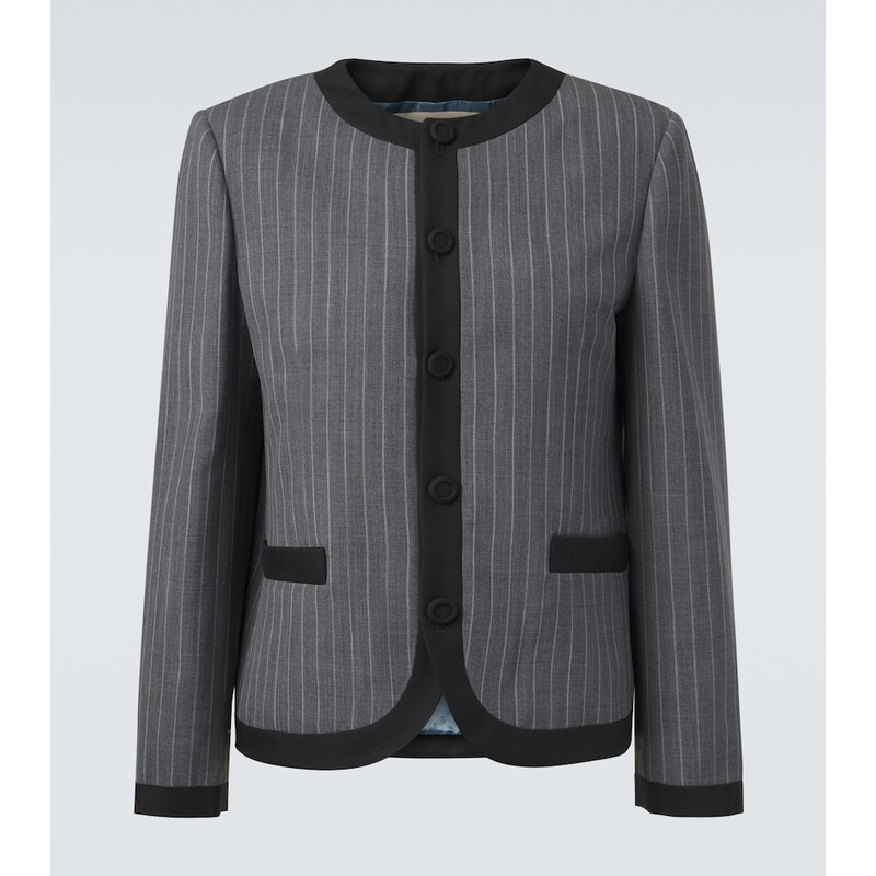 Valentino Pinstripe virgin wool jacket