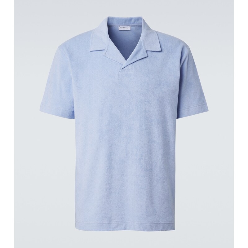 Sunspel Cotton terry polo shirt