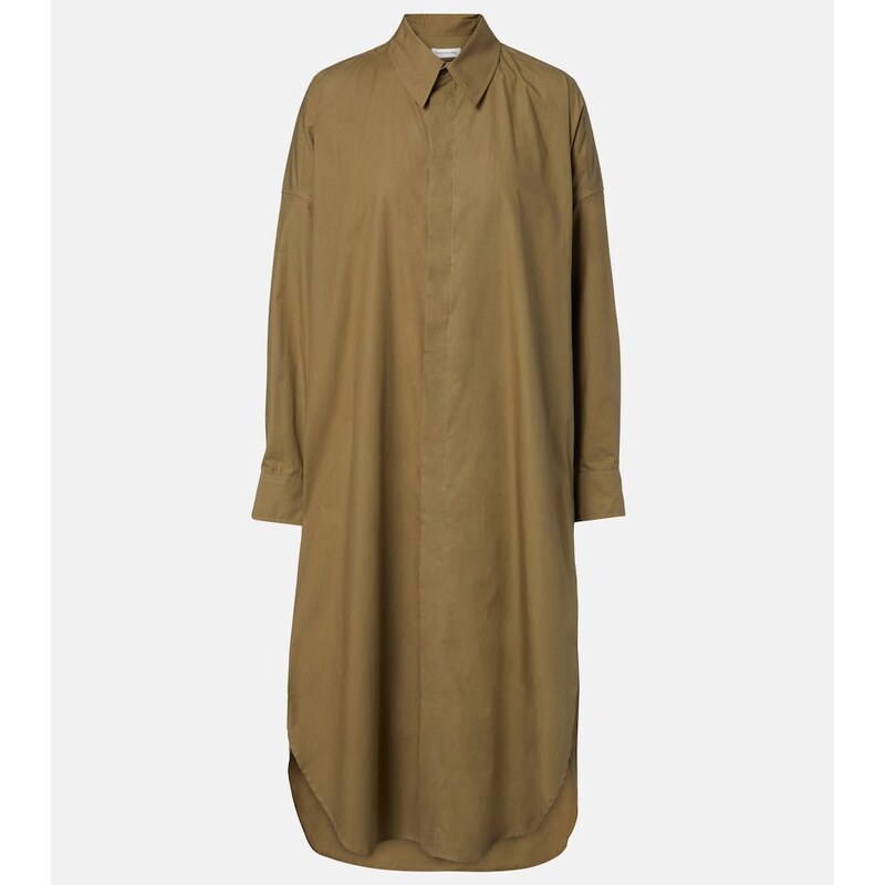 The Frankie Shop Bloom cotton poplin shirt dress
