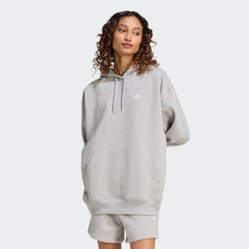 Adidas NADROZMĚRNÁ FLÍSOVÁ MIKINA ESSENTIALS S KAPUCÍ