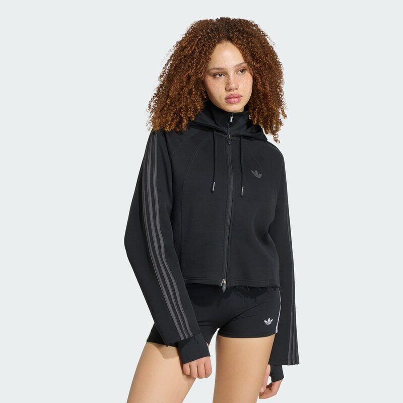 Adidas ZKRÁCENÁ MIKINA S KAPUCÍ SST 2.0