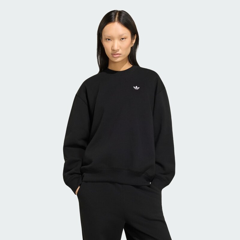Adidas Flísová mikina ESSENTIALS CREW LONG OS