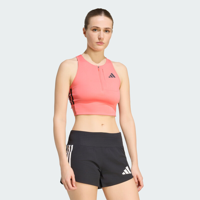 Adidas Běžecký crop top Adizero Gel Pocket 115388245