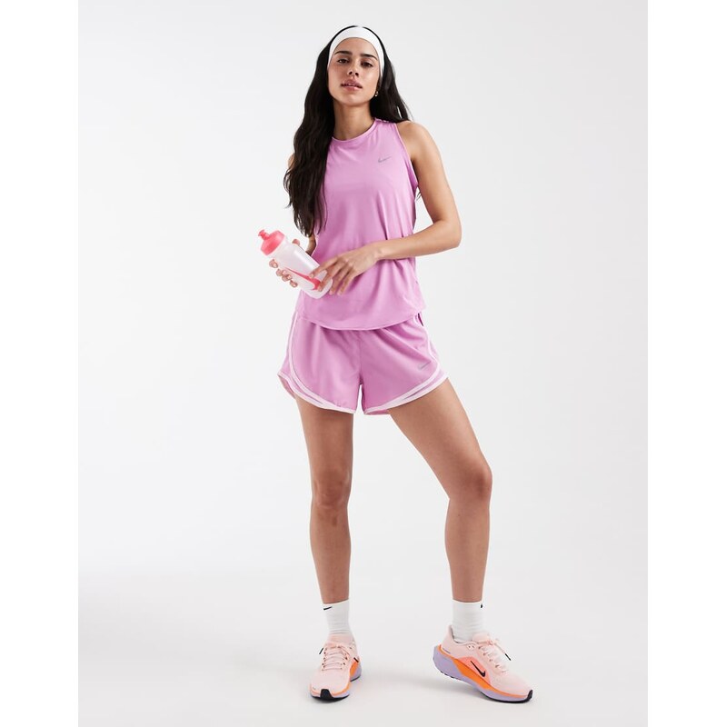 Nike Running Tempo Dri-FIT mid rise 3 inch shorts in pink