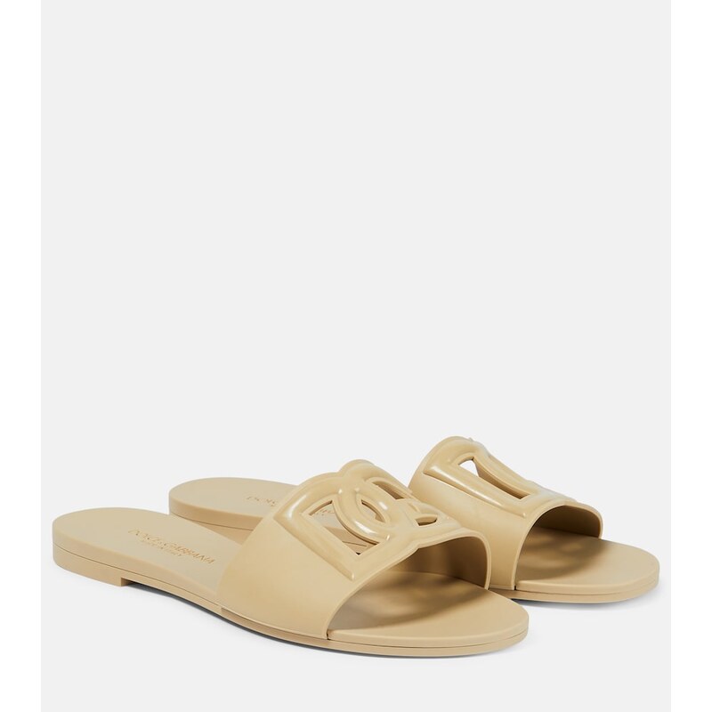 Dolce&Gabbana DG rubber slides