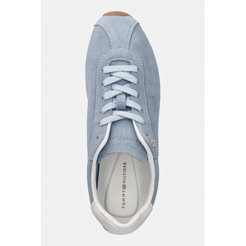 Tommy Hilfiger TH BELLA LOW RUNNER SUEDE sneakers boty dámské semišové