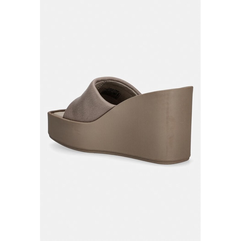 Calvin Klein pantofle na klínku dámské WEDGE 70 SNDL CANV MG