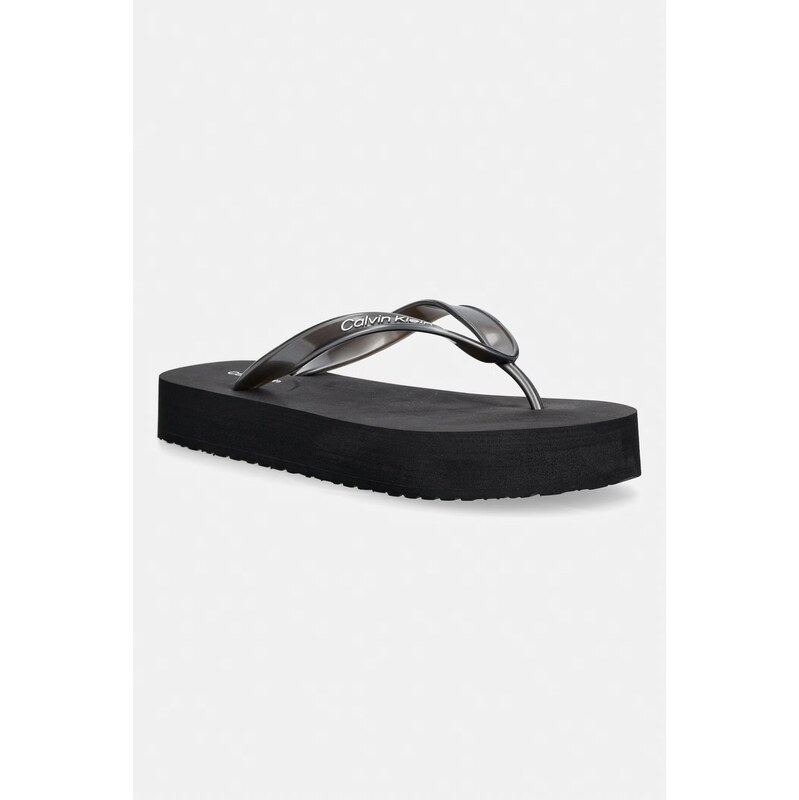 Calvin Klein žabky dámské FLATFORM FLIP FLOP MET TPU 115389505