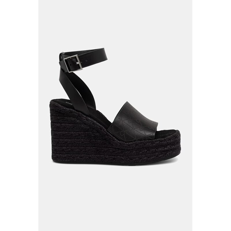 Calvin Klein sandály WEDGE ESPAD 70 AOP LTH
