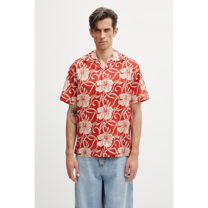 Drôle de Monsieur košile pánská bavlněná Hibiscus Monoramme