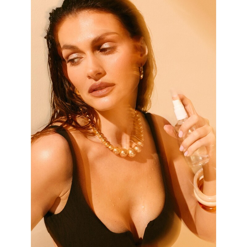 Sinsay - Bikiny top s žakárovým zebrovým vzorem - tmavě hnědá 115565648