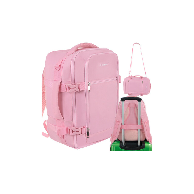 Turistický batoh 40x25x20cm růžový Trizand 115390920