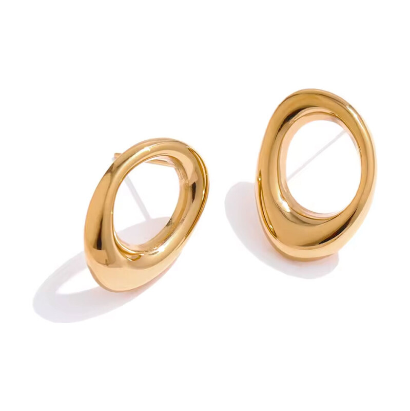 Victoria Filippi Stainless Steel Moderní náušnice Dalila Gold - 115392854