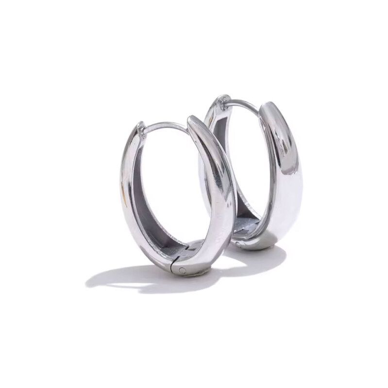Victoria Filippi Stainless Steel Kruhové náušnice Carla - chirurgická 115392857