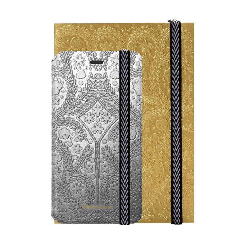 Christian Lacroix | Christian Lacroix iPhone 6s/6 Silver Paseo Folio+ Gold Paseo Notebook