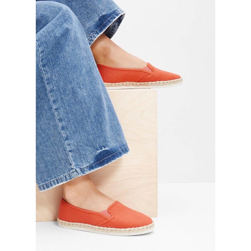 bonprix Espadrilky se vzhledem lýka oranžová Žena 115394401