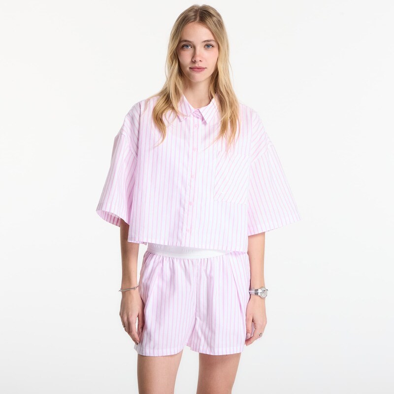 Košile Nike Sportswear Chill Poplin Womens Oversized Short