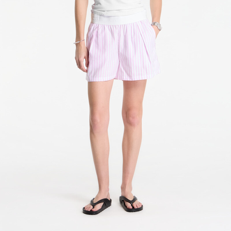 Šortky Nike Sportswear Chill Poplin Womens Loose Stripe Shorts