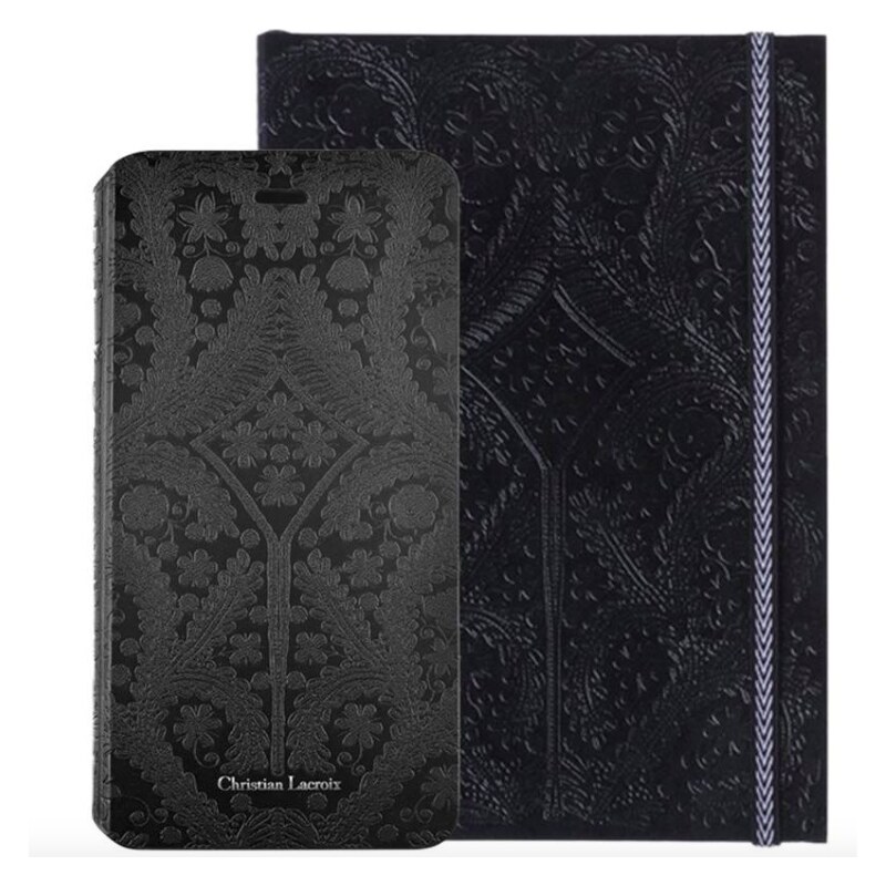 Christian Lacroix | Christian Lacroix iPhone 6s/6 Black Paseo Folio+ Black Paseo Notebook