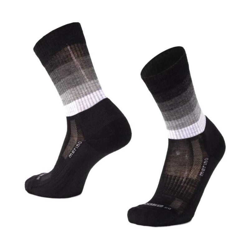 TATRAN STRIPE vysoké pruhované merino ponožky Moose 115400884