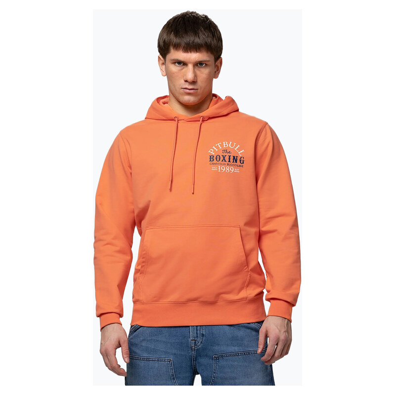 Pánská mikina Pitbull Bloodline 2 Sweatshirt Hooded fluo orange