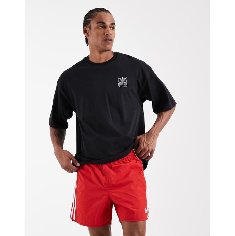 adidas Originals sprinter shorts in red