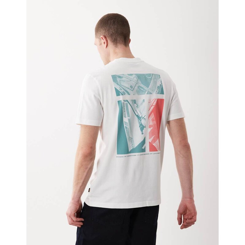 BOSS Orange Hugo Boss regular fit graphic short sleeve in white