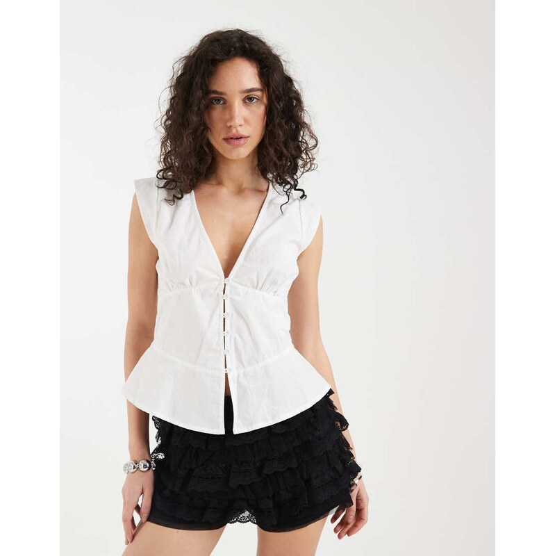 Motel devlon blouse in white