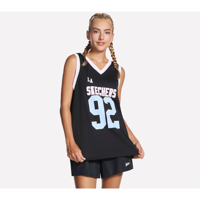 Skechers Ženy Street Sideline Jersey v Černá, Velikost XS