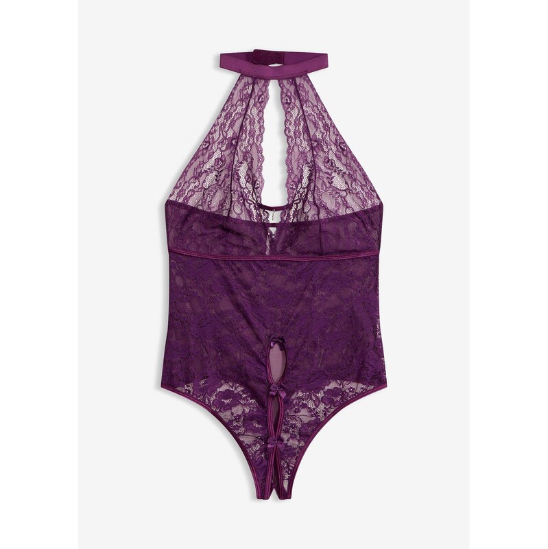 bonprix Body tanga ouvert fialová Žena 115404765