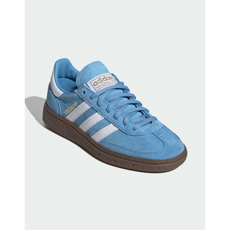 adidas Originals Handball spezial shoes in light blue / cloud
