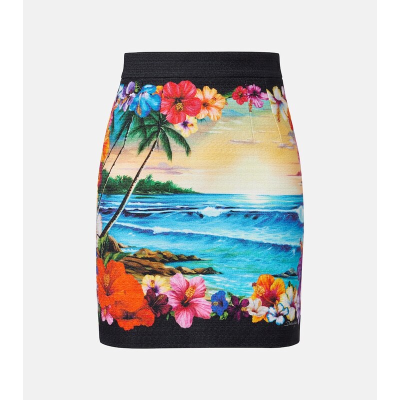 Dolce&Gabbana Printed miniskirt