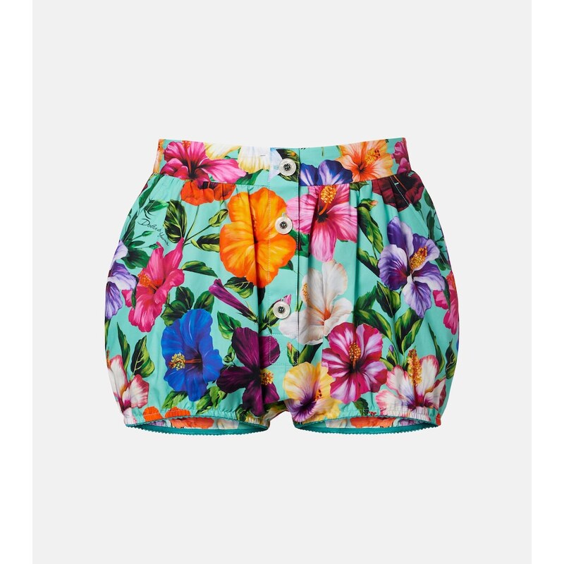 Dolce&Gabbana Floral cotton shorts