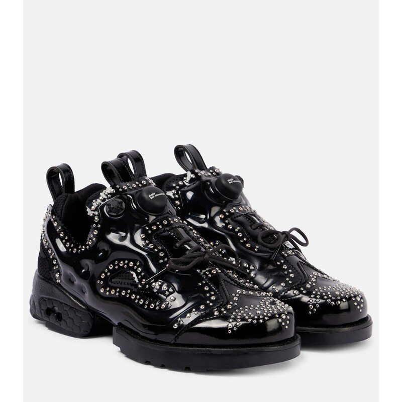 Noir Kei Ninomiya Studded brogue sneakers