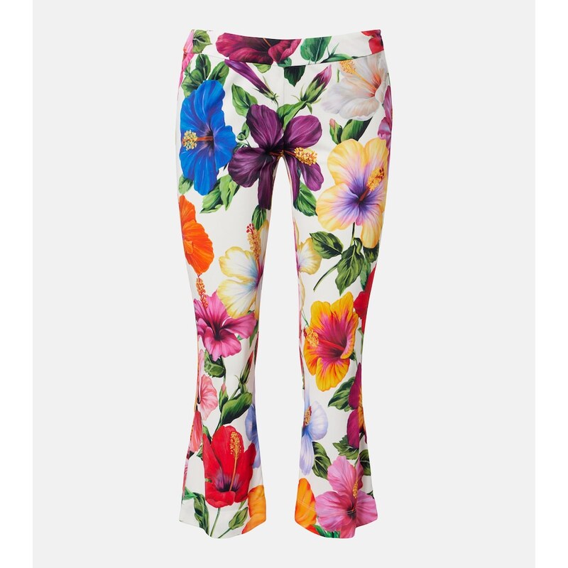 Dolce&Gabbana Floral capri pants