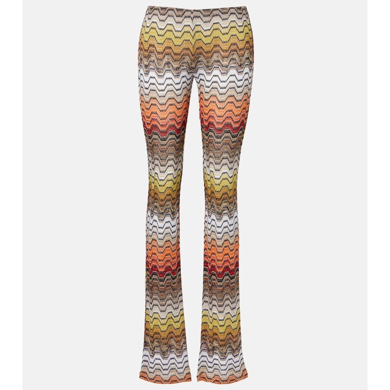 Missoni Wave lamÃ slim pants