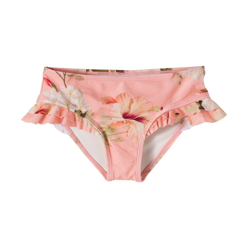 Zimmermann Kids Floral ruffled bikini bottoms