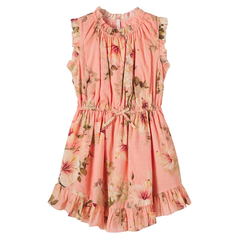 Zimmermann Kids Mahon floral ruffled cotton dress