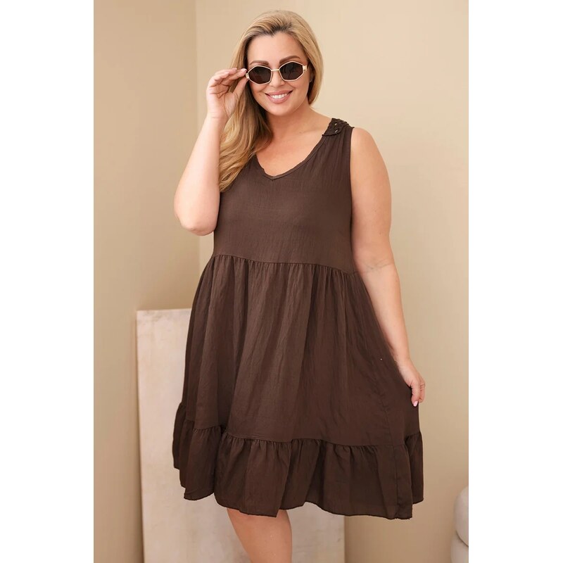 Kesi Dámské šaty Plus Size 21707 115386676