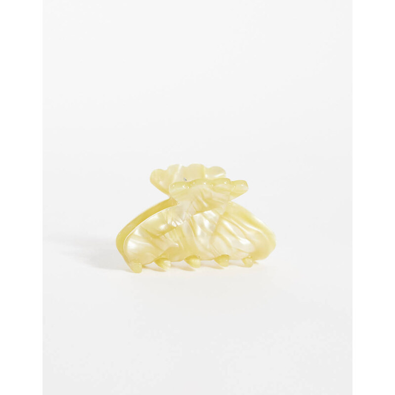 Sui Ava helle mini hair claw in pistachio green 115409069