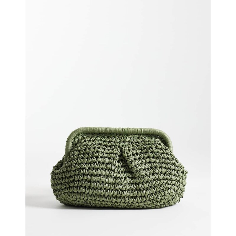 Sui Ava olivia bloom bag in olive green 115414965